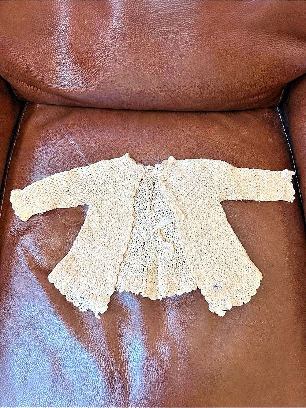 1950’s Crochet Cardigan in Cream